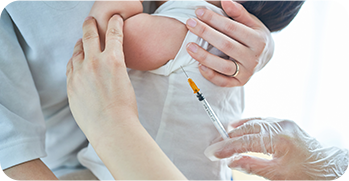 感染リスクを気にせず、安心して、診療時間内で健診・ワクチン接種が可能