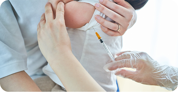 感染リスクを気にせず安心して、診療時間内で健診・ワクチン接種が可能